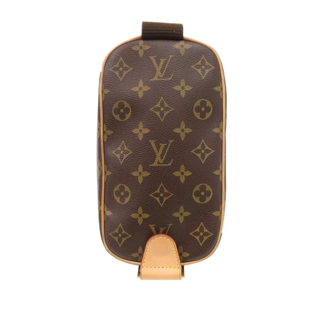 Louis Vuitton Monogram Pochette Gange Brown Very good condition - Front View