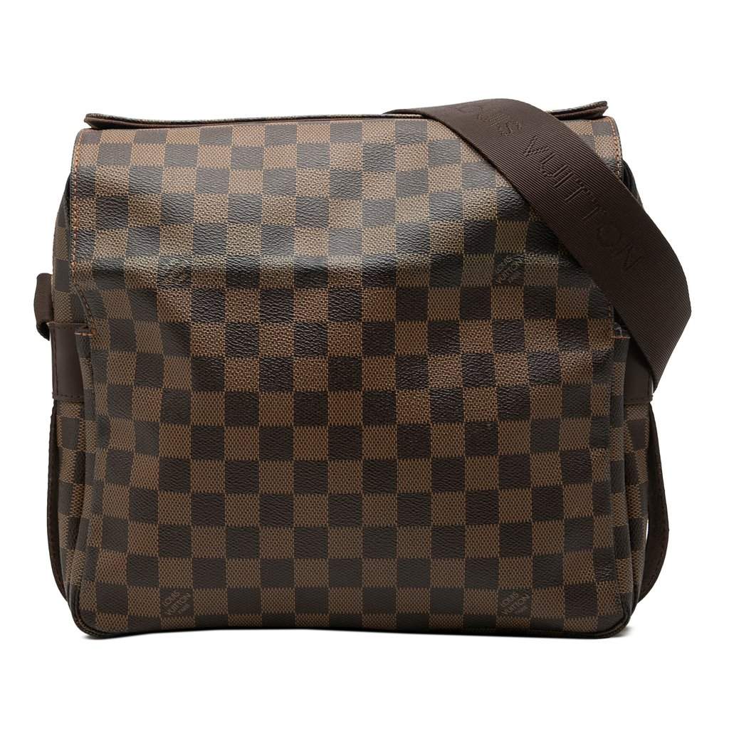 Louis Vuitton Damier Ebene Naviglio Brown Very good - Front View