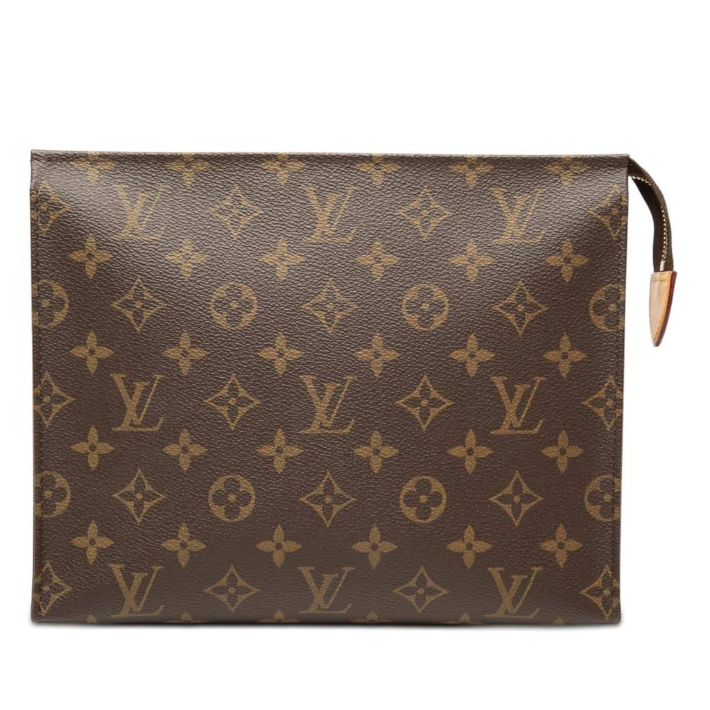 Louis Vuitton Monogram Toiletry Pouch 26 Brown Very good - Front View