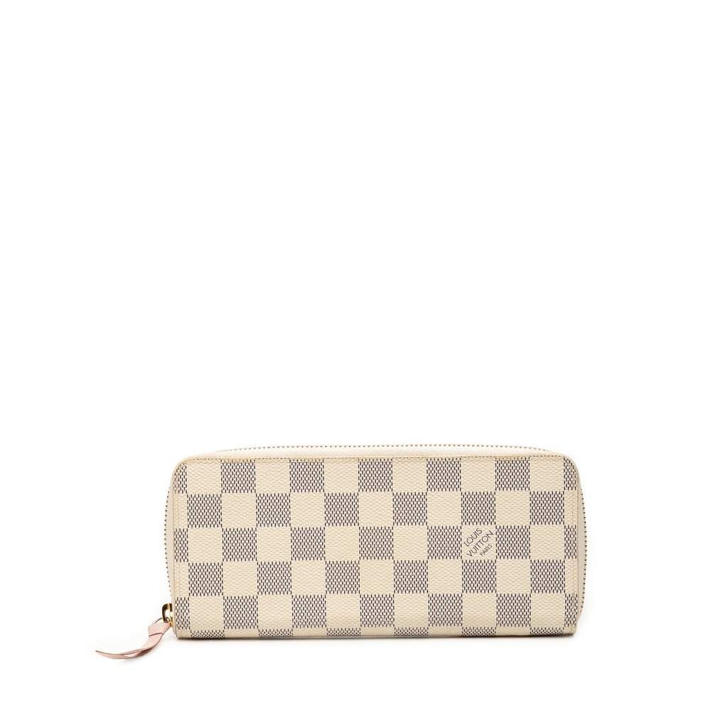 Louis Vuitton Damier Azur Zippy Long Wallet White Very good condition - Front View