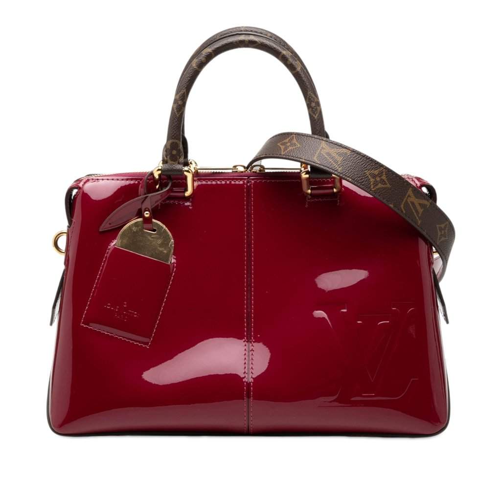 Louis Vuitton Vernis Miroir Tote Purple Leather Very good - Front View