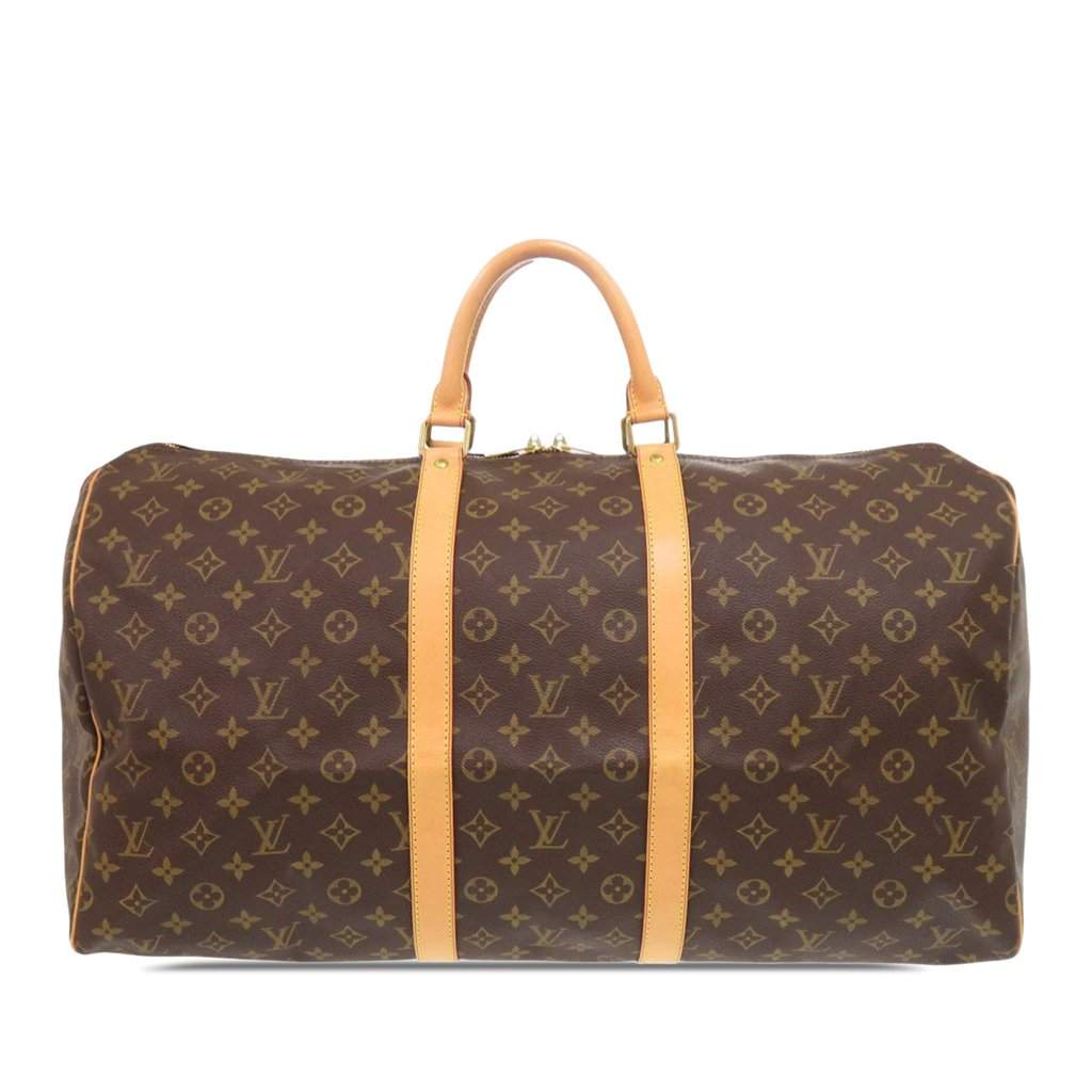 Louis Vuitton Monogram Keepall 55 Brown Very good condition - Front View