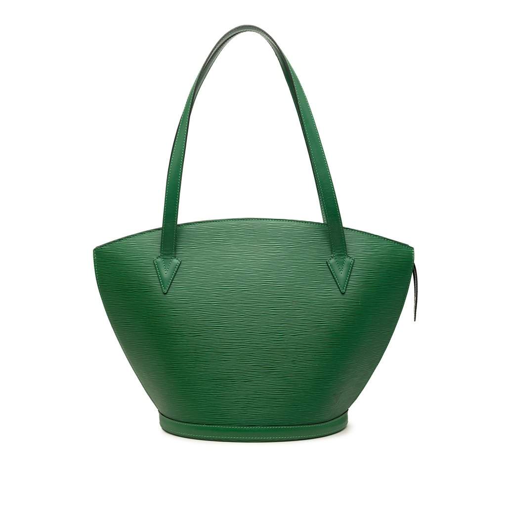 Louis Vuitton Epi Saint Jacques GM Long Strap Green Leather Good condition - Front View