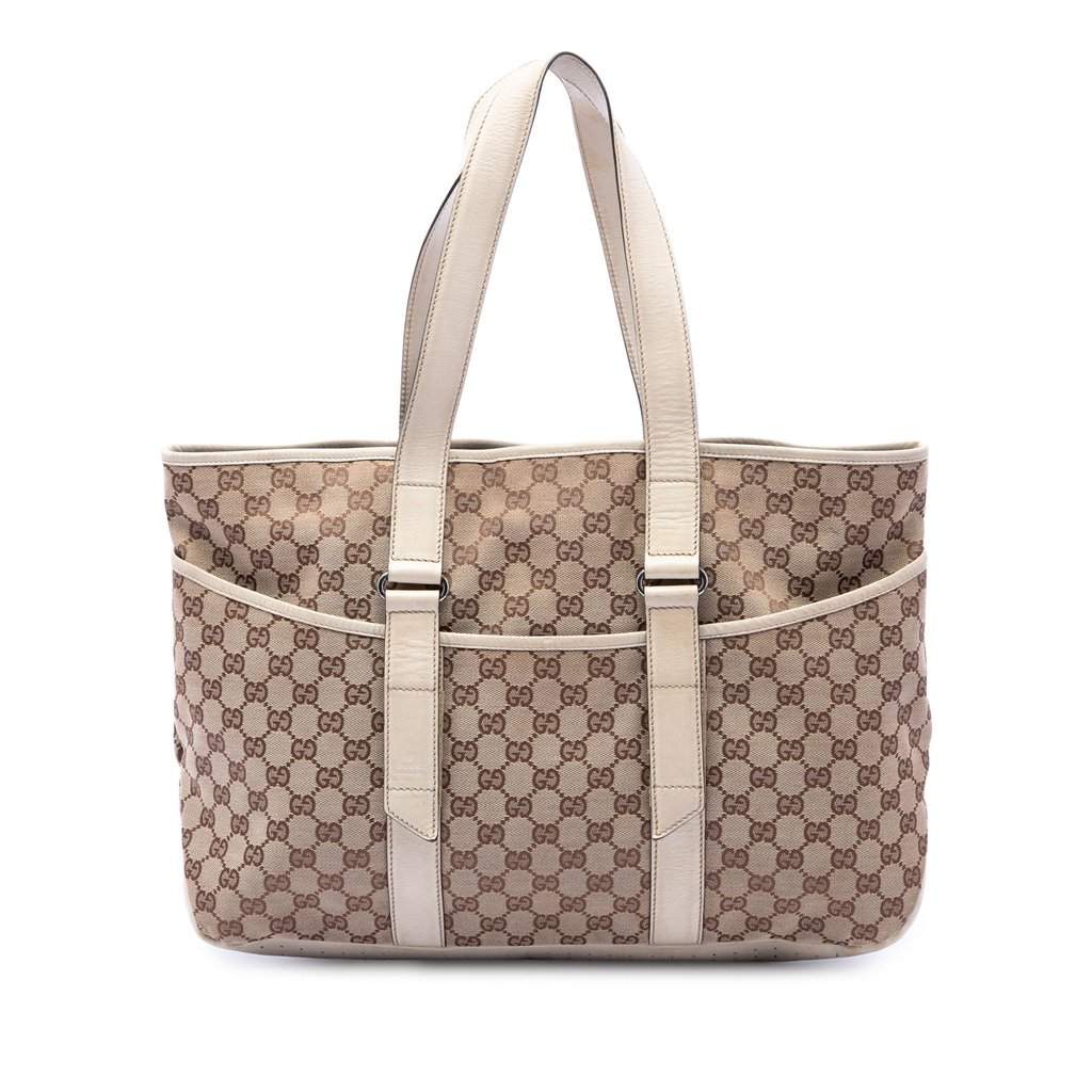 Gucci GG Canvas Tote Beige Very good condition - Front View