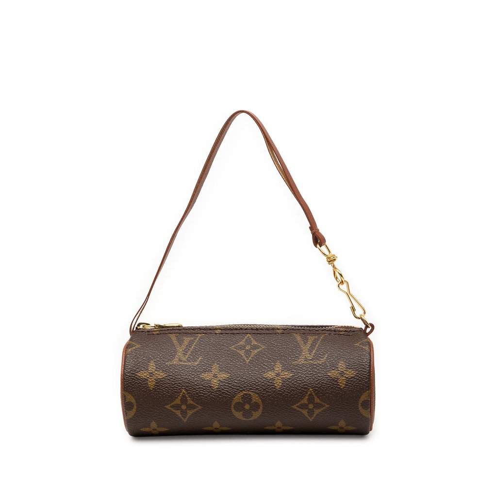 Louis Vuitton Monogram Papillon Pochette Brown Good condition - Front View