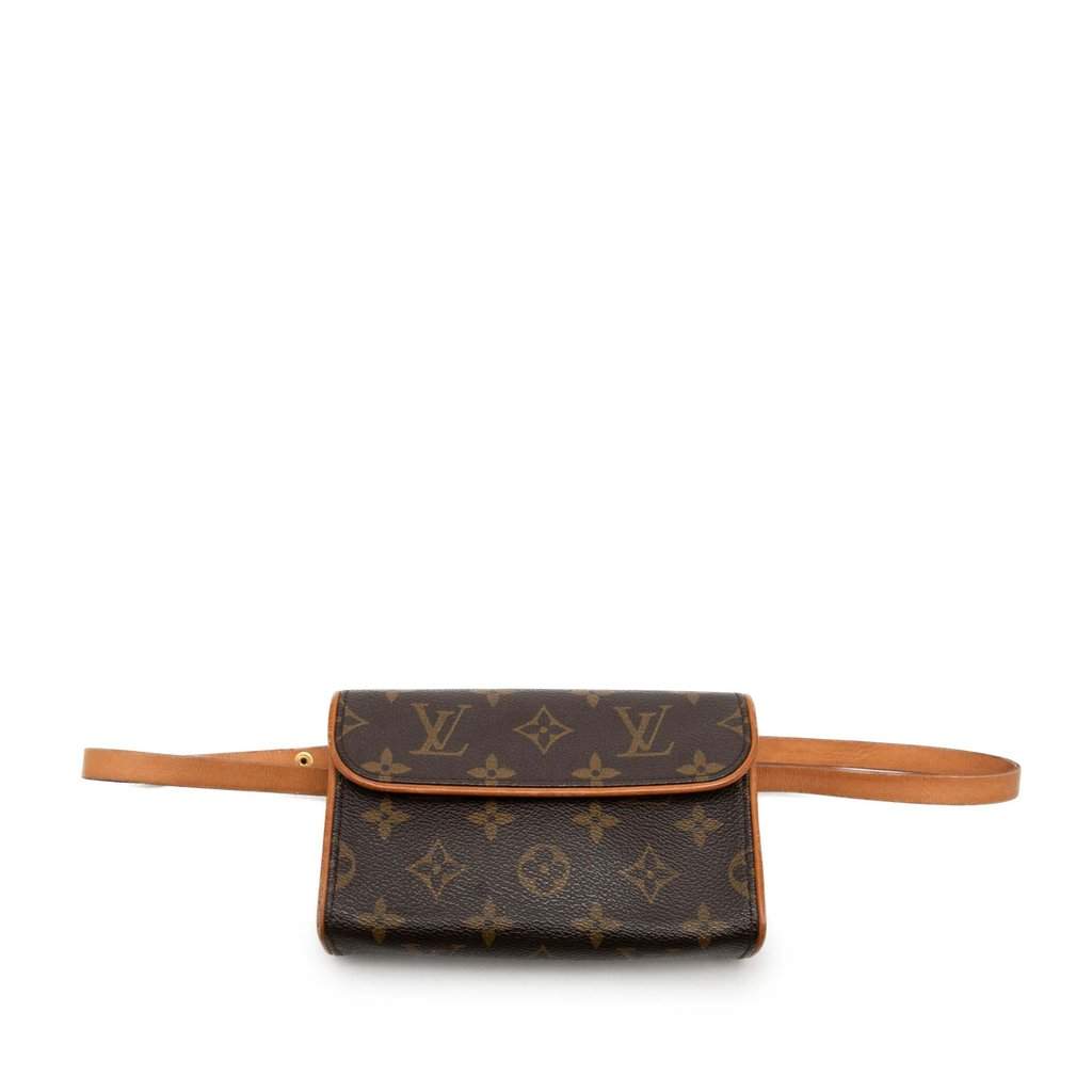 Louis Vuitton Monogram Pochette Florentine Brown Very good - Front View