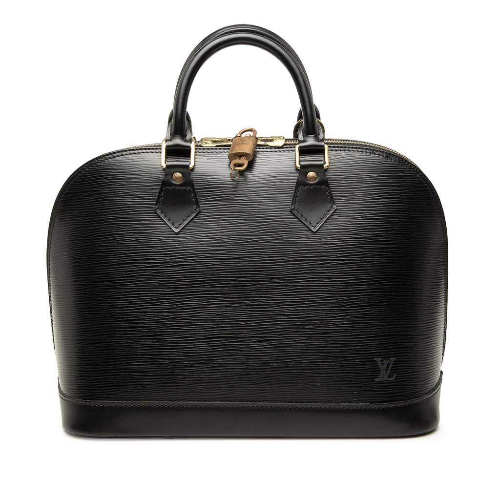 Louis Vuitton Epi Alma PM Black Leather Very good - Front View