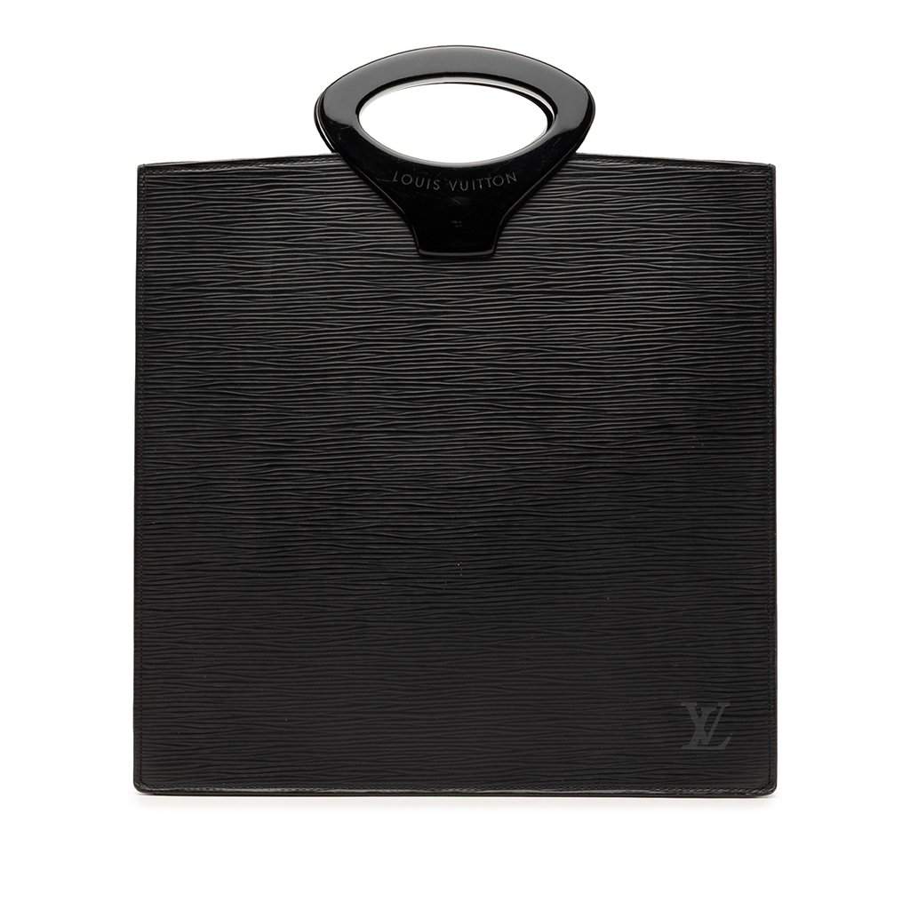 Louis Vuitton Epi Ombre Black Leather Good - Front View