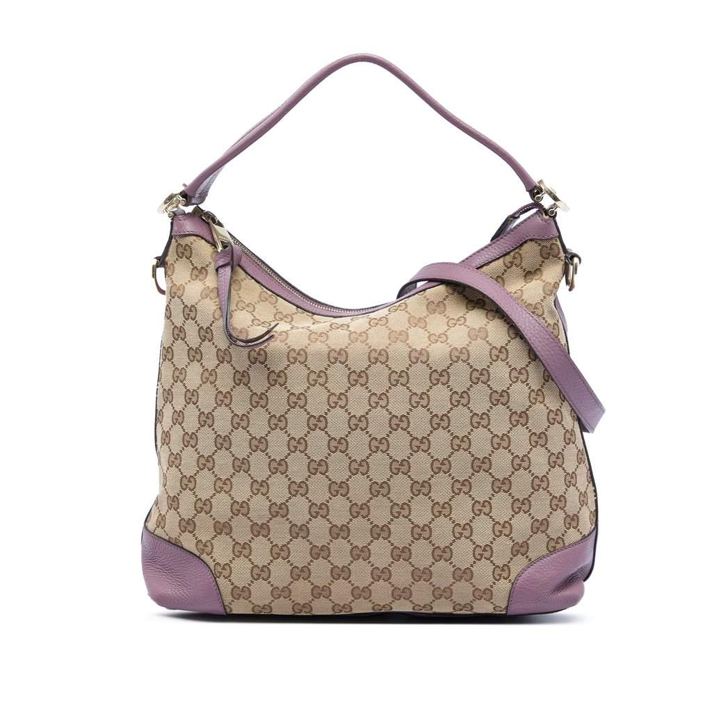Gucci Small GG Canvas Miss GG Hobo Beige Very good - Front View