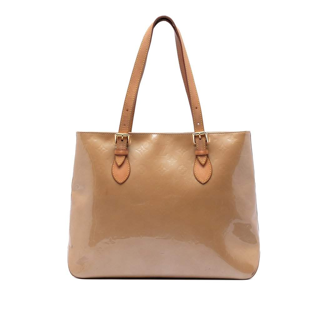 Louis Vuitton Monogram Vernis Brentwood Brown Leather Very good condition - Front View