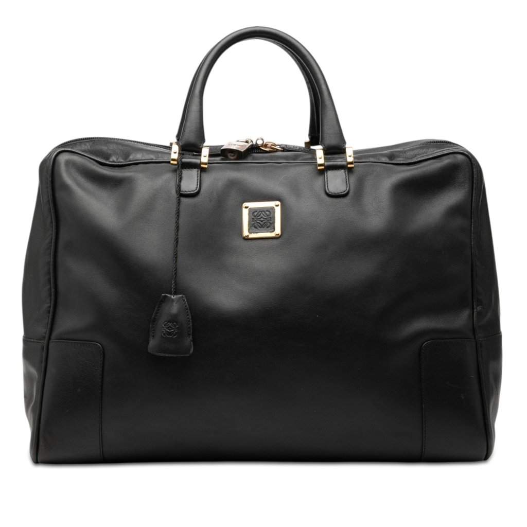 Loewe Leather Amazona 40 Black Leather Very good - Front View