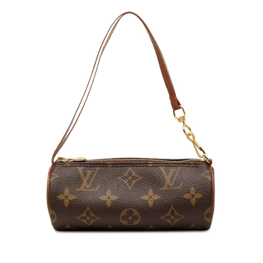 Louis Vuitton Monogram Papillon Pochette Brown Good condition - Front View