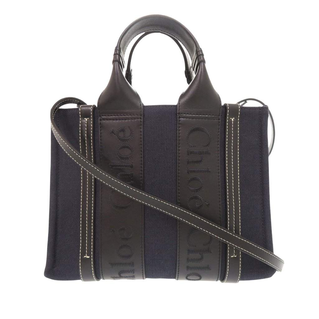 Chloé Small Canvas Woody Tote MultiColor Very good condition - Front View