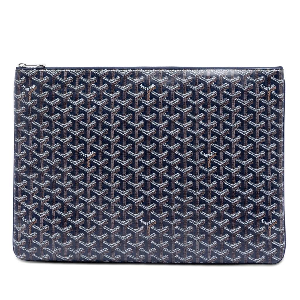 Goyard Goyardine Senat GM Blue Very good condition - Front View