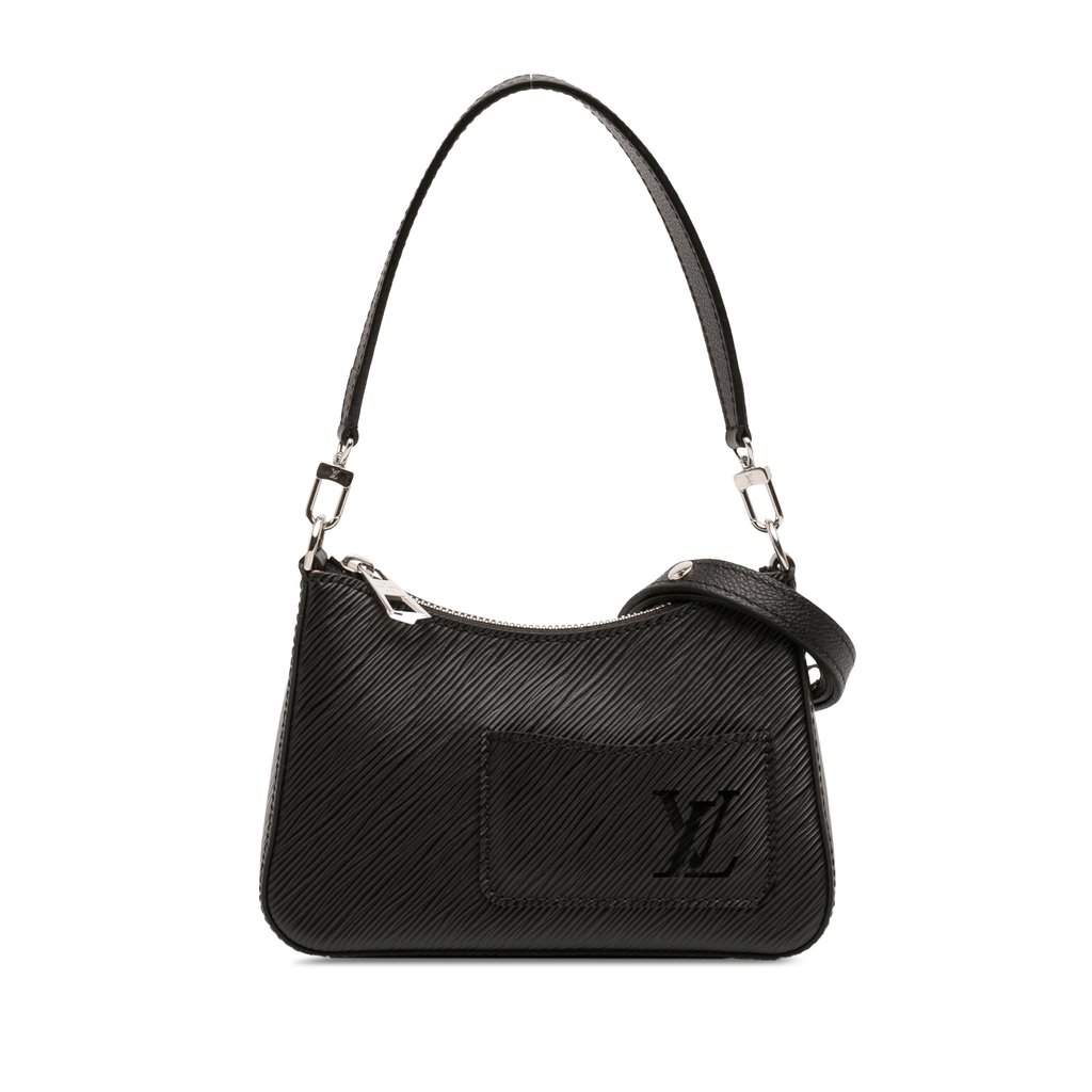 Louis Vuitton Epi Marellini Black Leather Very good condition - Front View