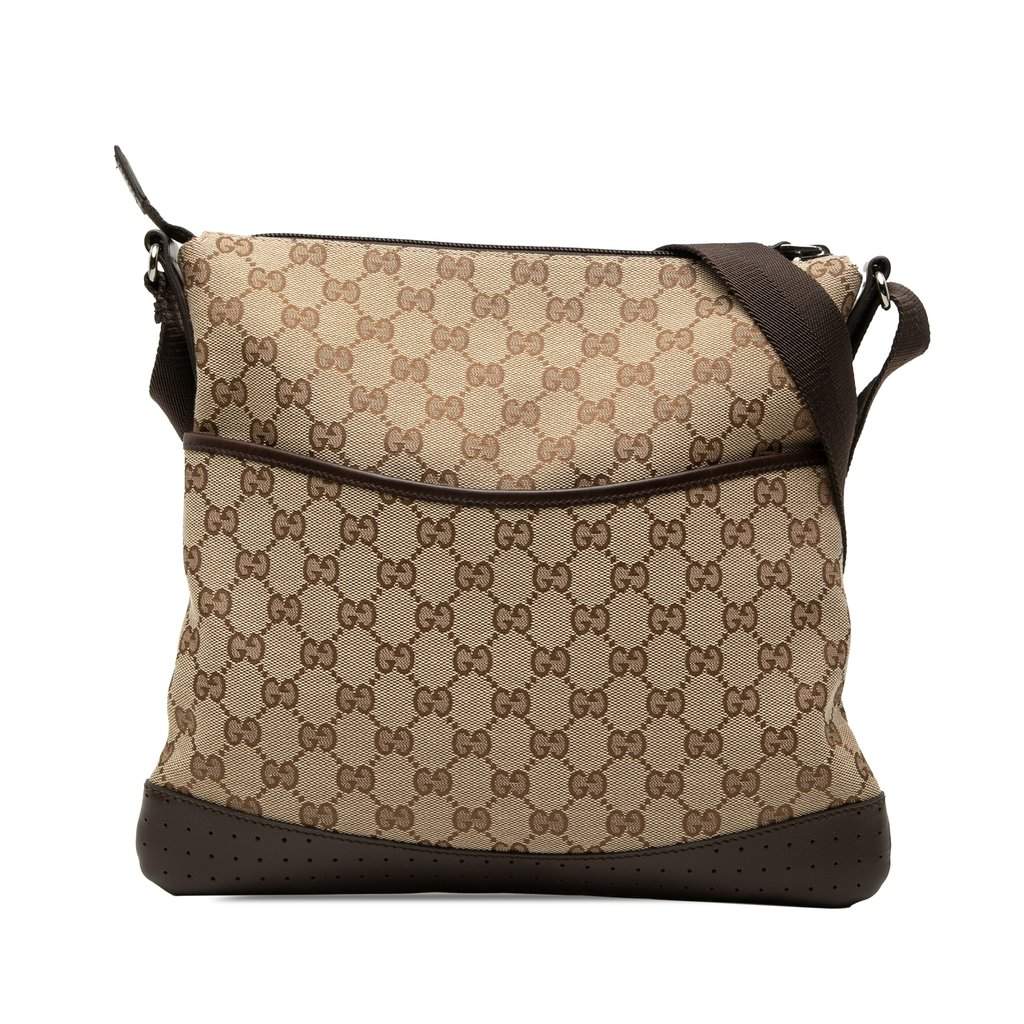 Gucci GG Canvas Crossbody Beige Very good condition - Front View