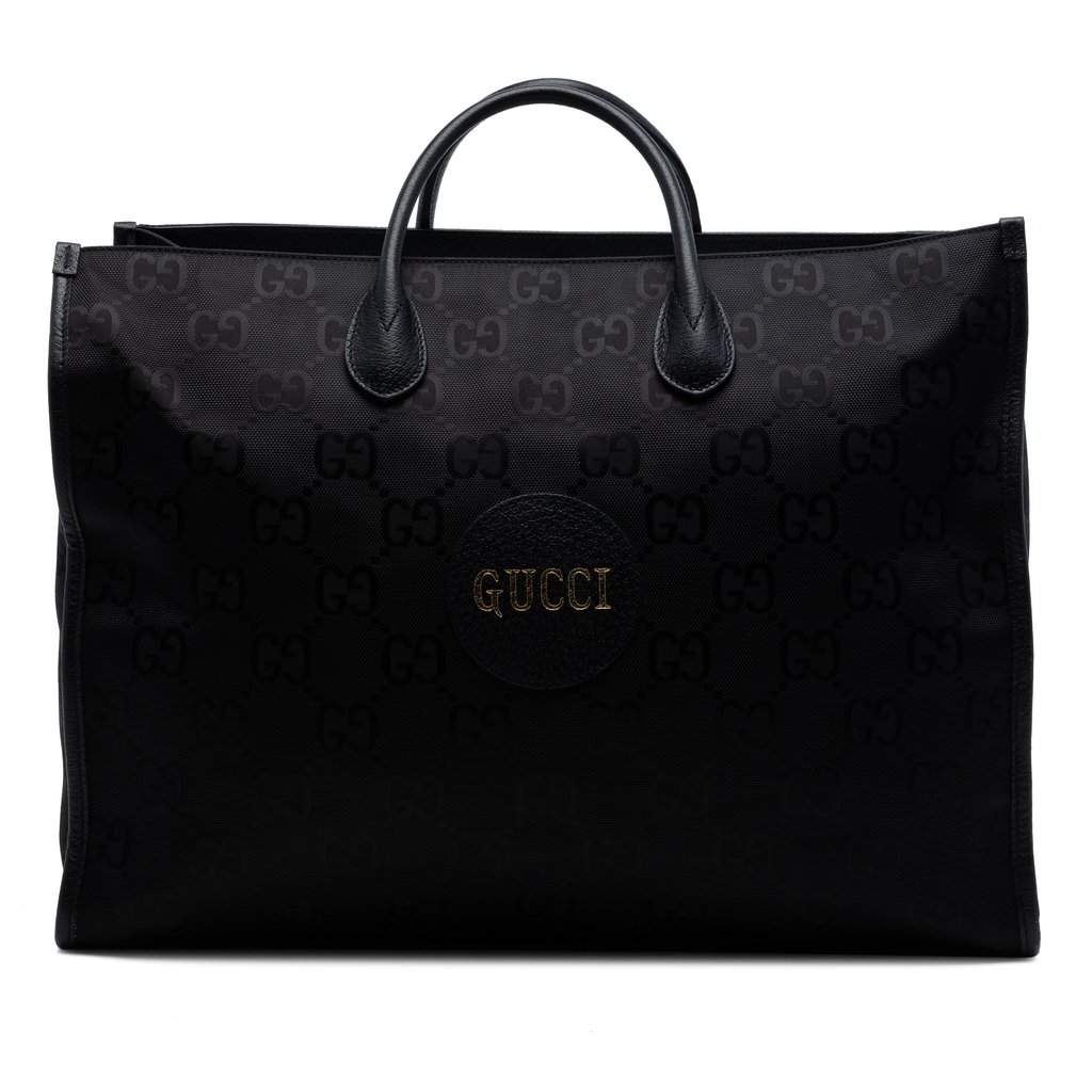 Gucci GG Econyl Off The Grid Convertible Tote Black Very good condition - Front View