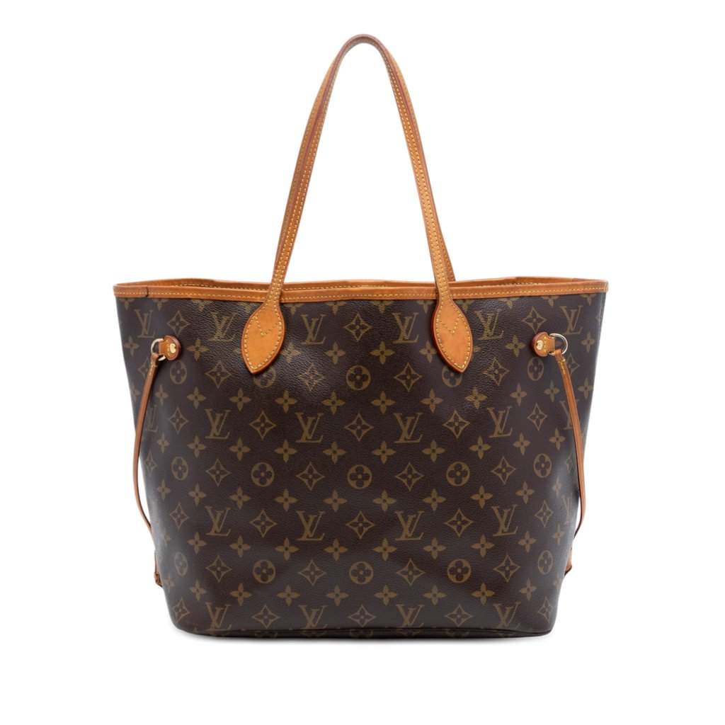 Louis Vuitton Monogram Neverfull MM Brown Very good - Front View