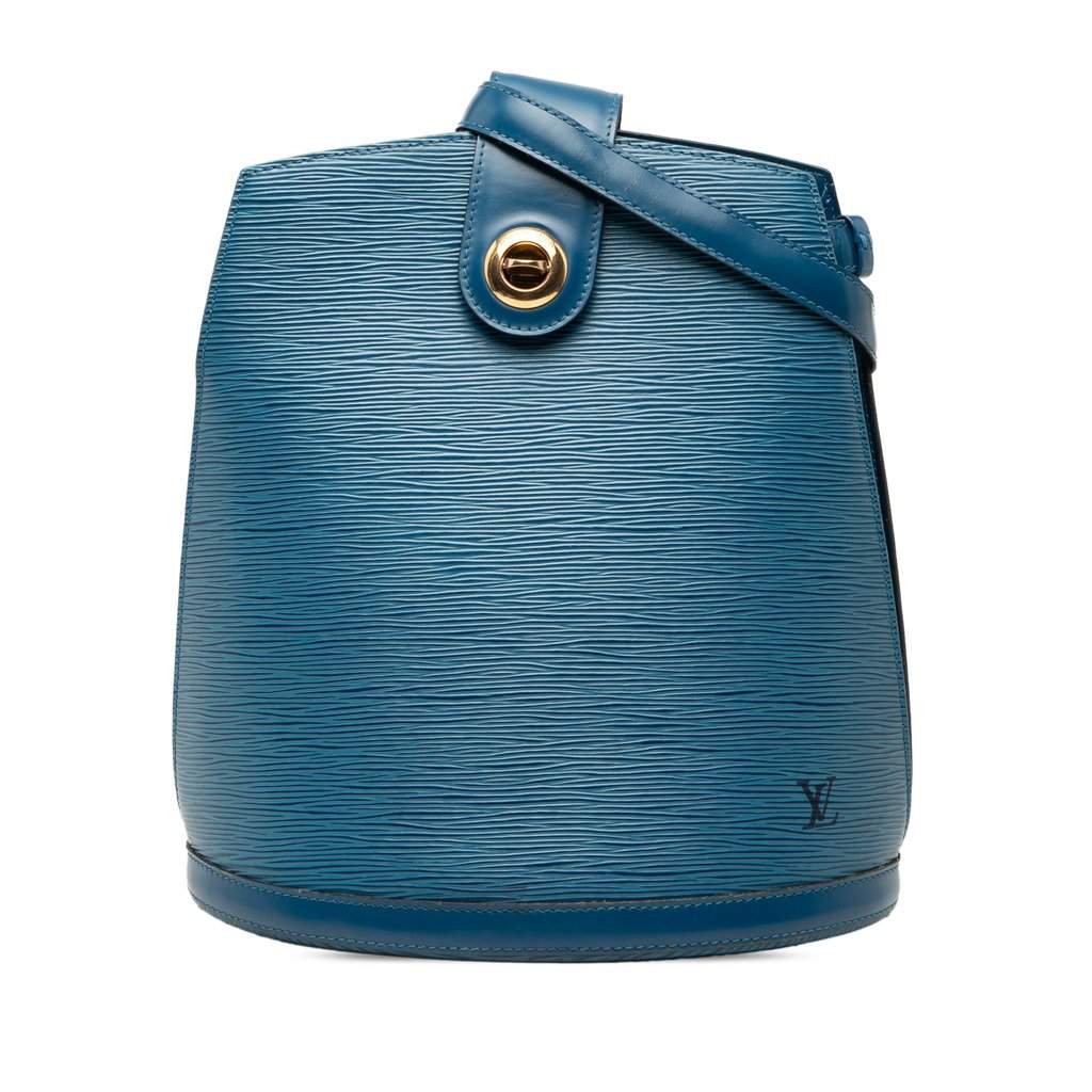Louis Vuitton Epi Cluny Blue Leather Very good condition - Front View