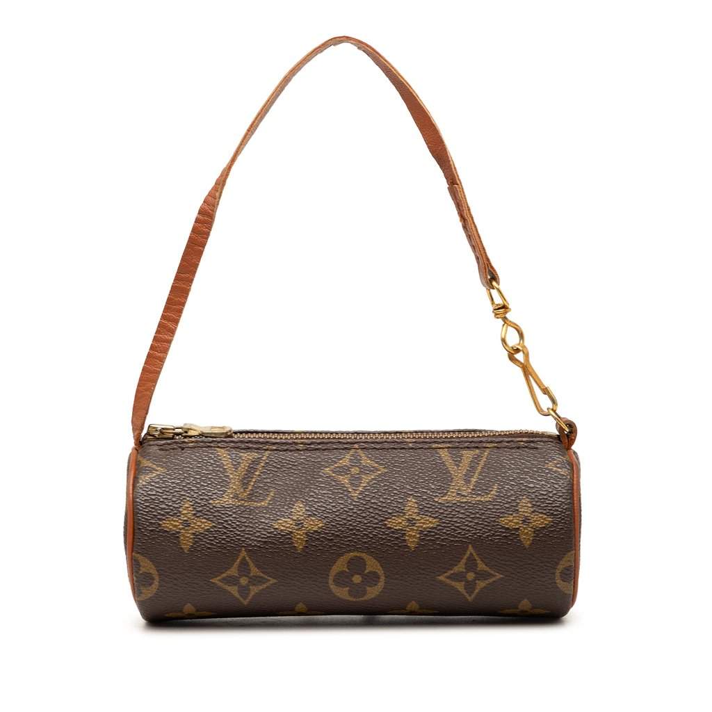 Louis Vuitton Monogram Papillon Pochette Brown Very good - Front View