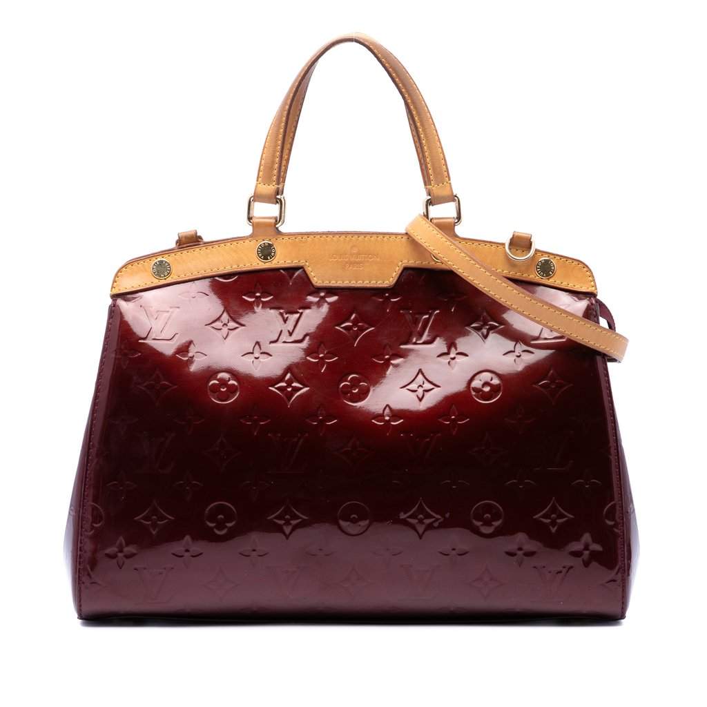 Louis Vuitton Monogram Vernis Brea MM Red Leather Very good condition - Front View