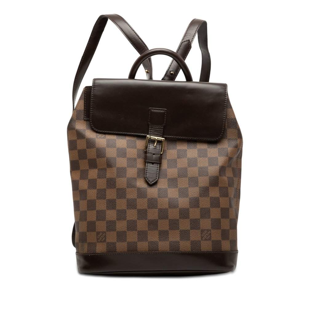 Louis Vuitton Damier Ebene Soho Brown Good - Front View