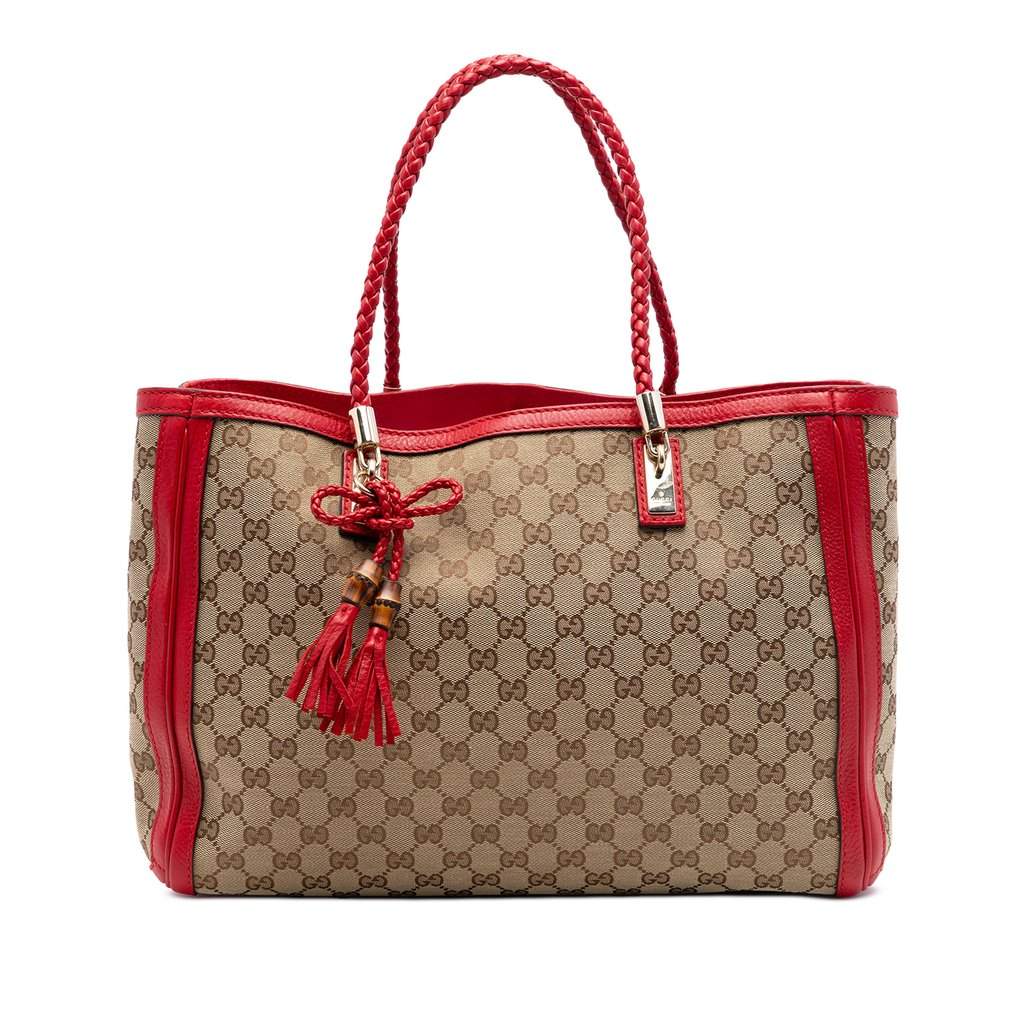 Gucci GG Canvas Bella Tote Beige Very good condition - Front View