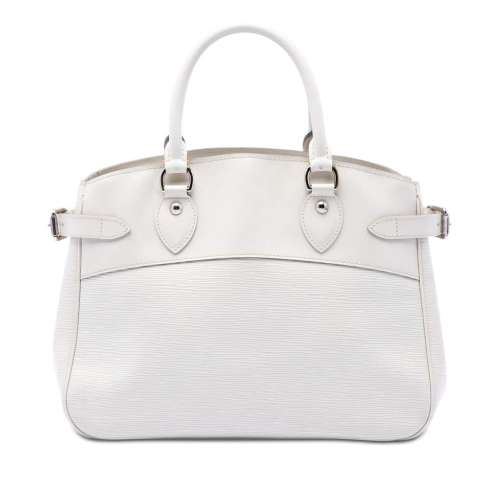 Louis Vuitton Epi Passy PM White Leather Very good condition - Front View