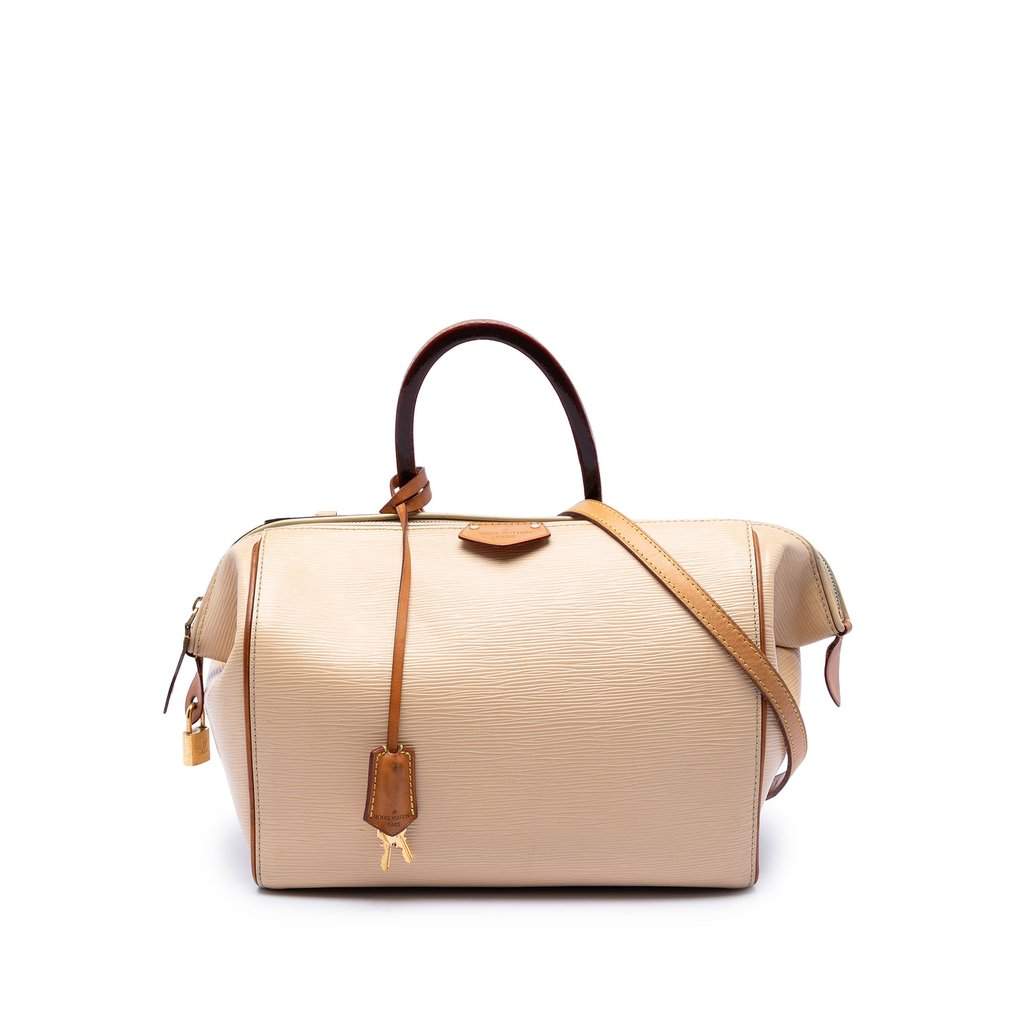 Louis Vuitton Epi Doc PM Beige Leather Very good condition - Front View