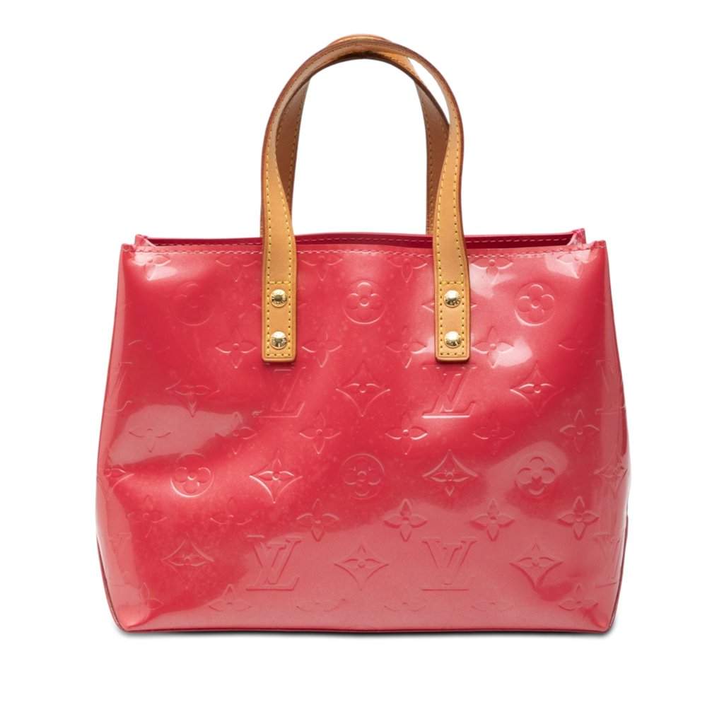 Louis Vuitton Monogram Vernis Reade PM Pink Leather Good - Front View