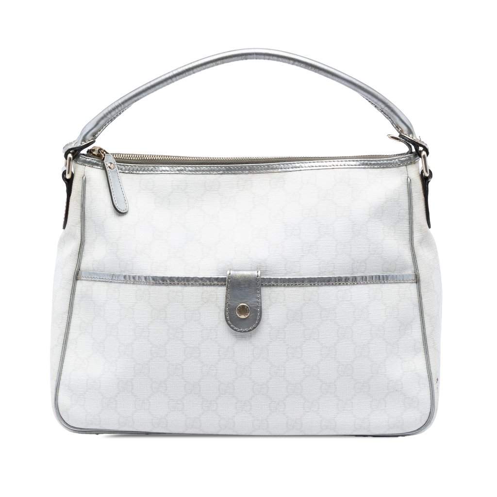 Gucci GG Supreme Joy Handbag White Very good condition - Front View