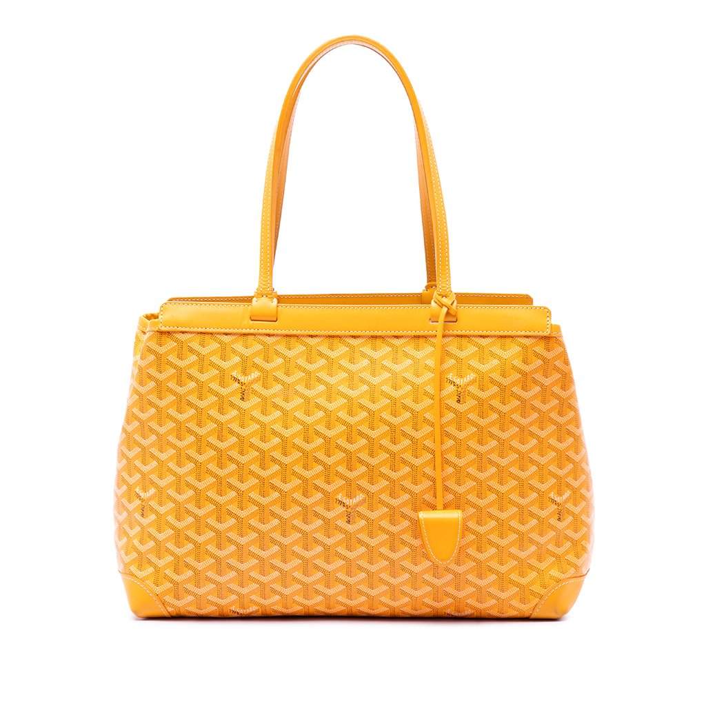 Goyard Goyardine Bellechasse PM Yellow Very good - Front View