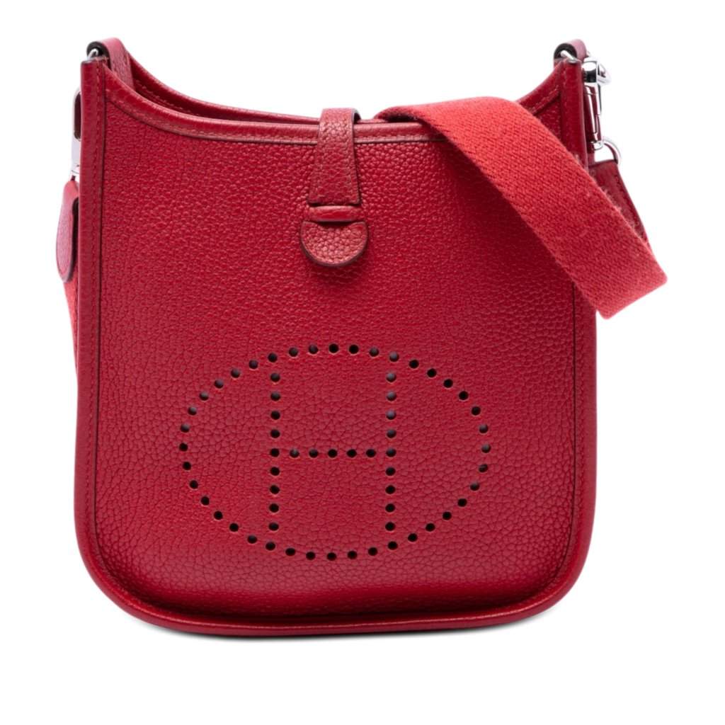 Hermès Clemence Evelyne I 16 Amazone Red Leather Very good - Front View
