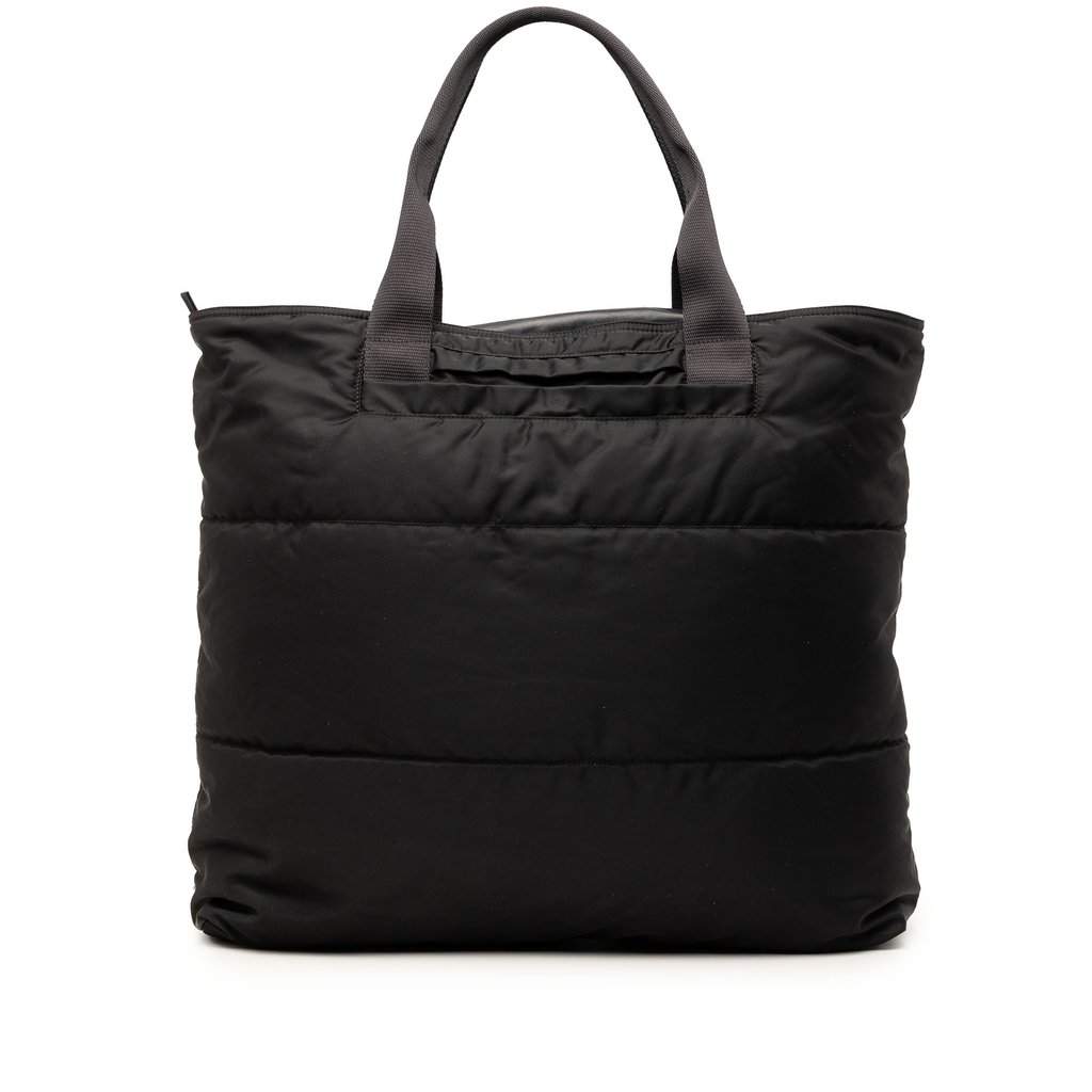 Prada Tessuto Bomber Tote Black Very good condition - Front View