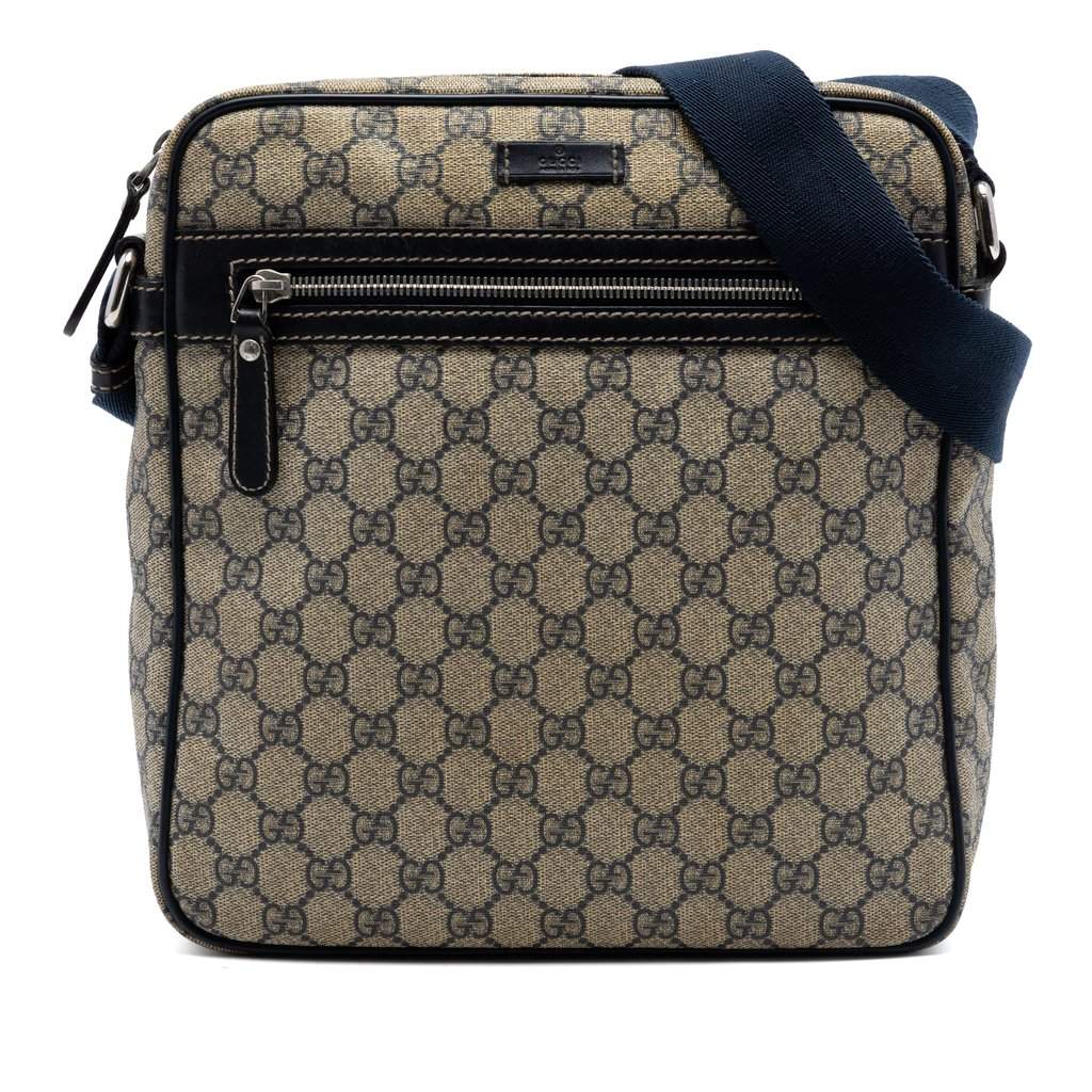 Gucci GG Supreme Crossbody Beige Very good condition - Front View