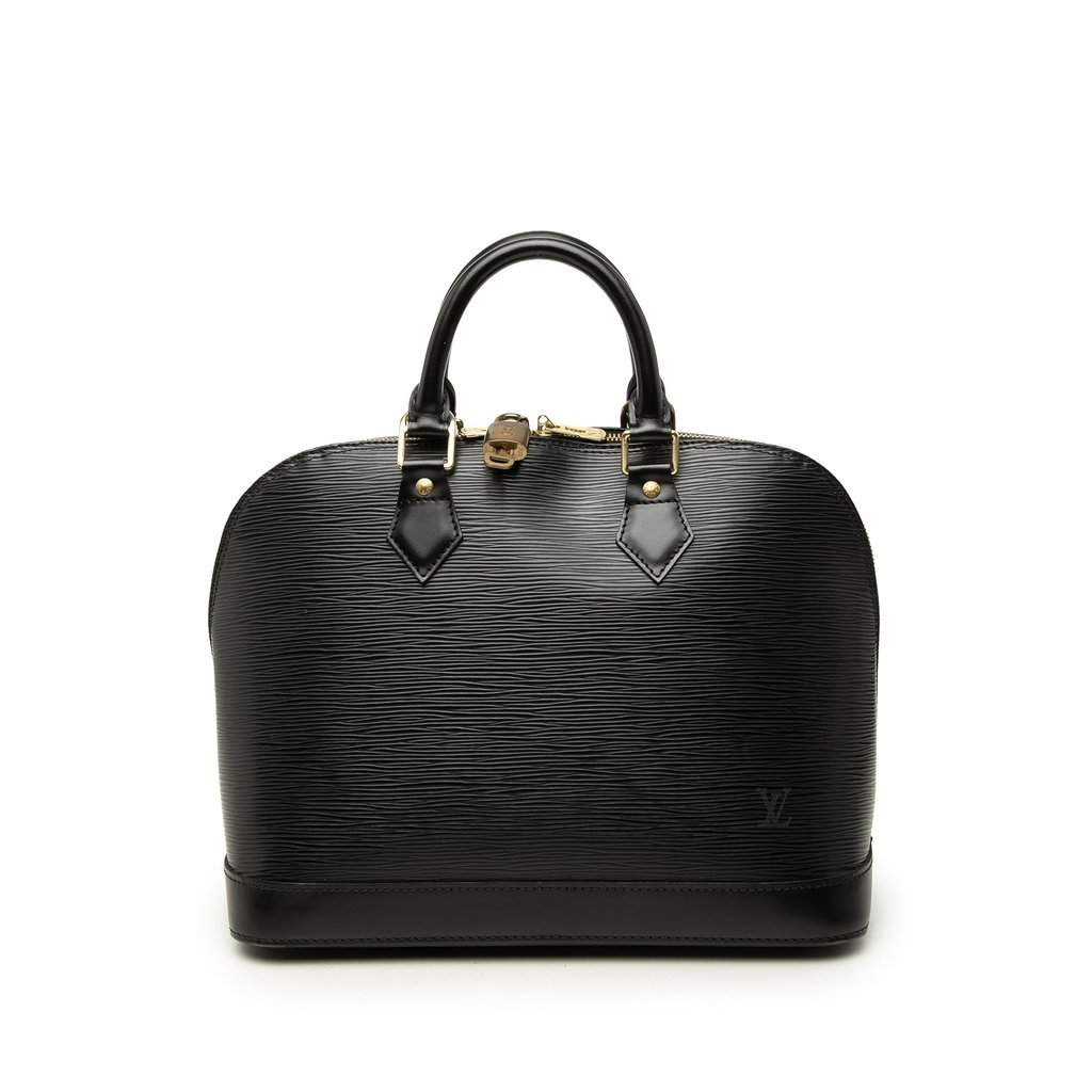 Louis Vuitton Epi Alma PM Black Leather Very good - Front View