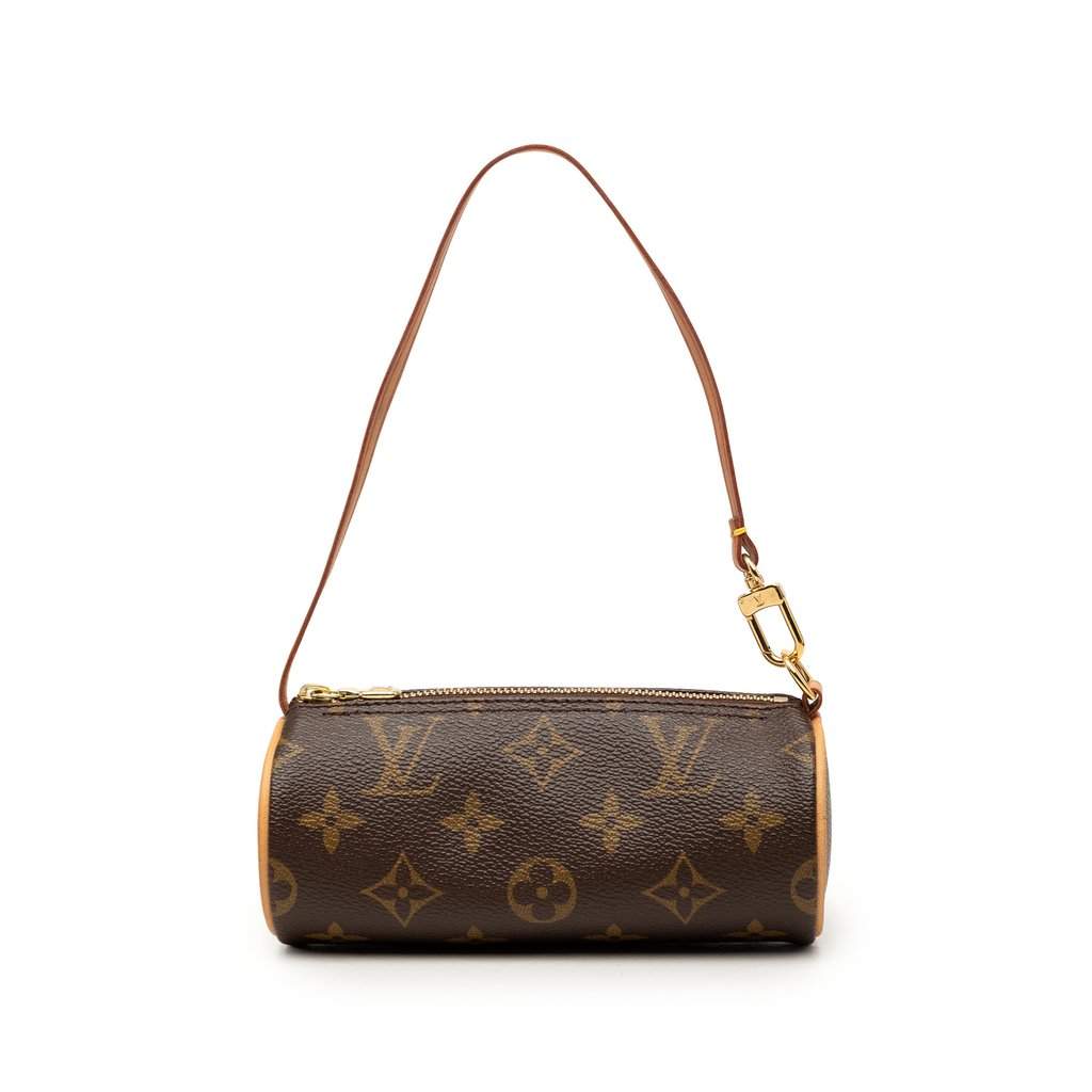 Louis Vuitton Monogram Papillon Pochette Brown Good condition - Front View