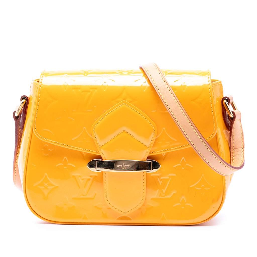 Louis Vuitton Monogram Vernis Bellflower PM Yellow Leather Very good condition - Front View