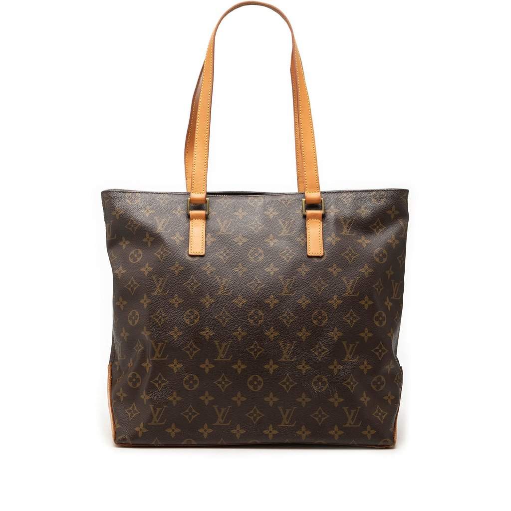 Louis Vuitton Monogram Cabas Mezzo Brown Very good - Front View