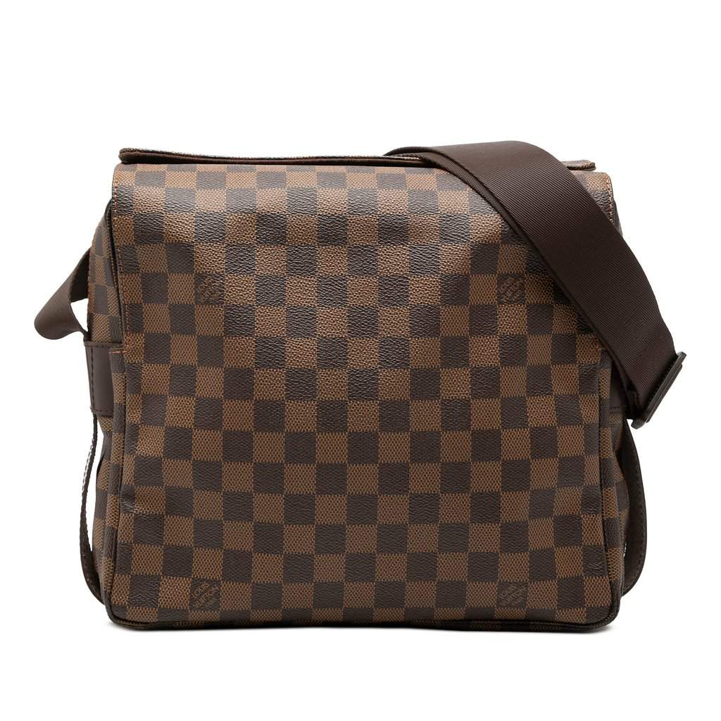 Louis Vuitton Damier Ebene Naviglio Brown Very good - Front View