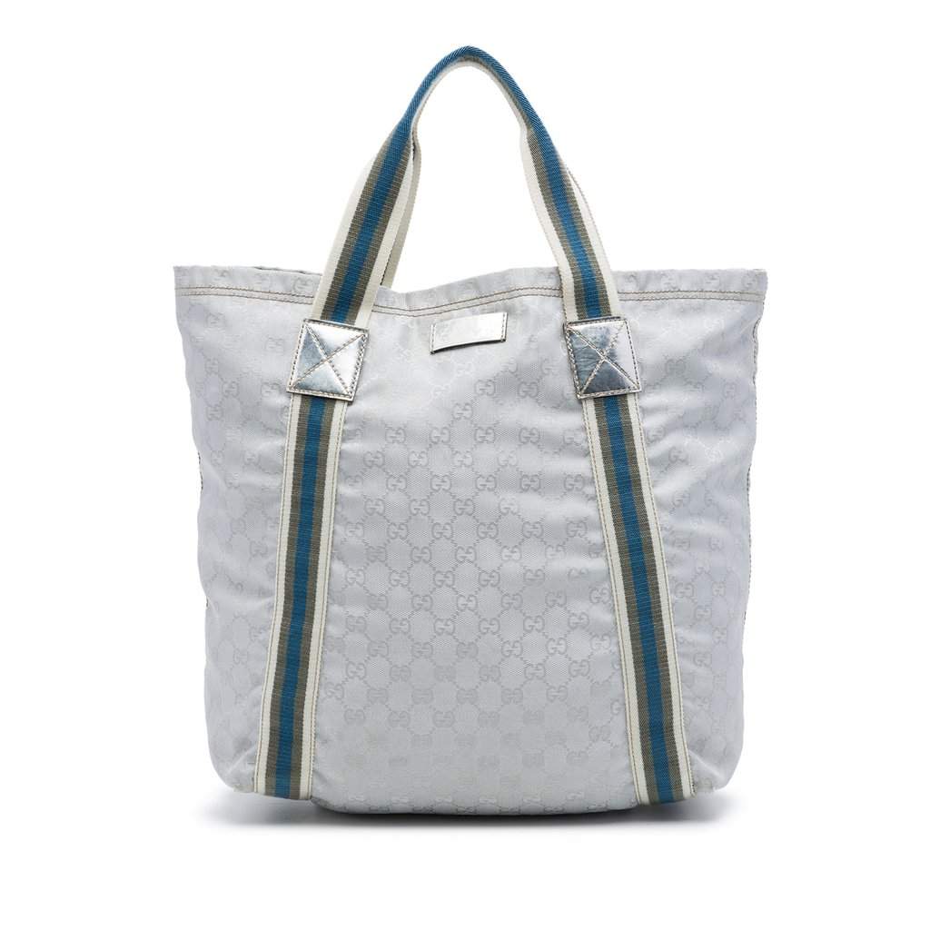 Gucci GG Canvas Web Tote MultiColor Very good - Front View