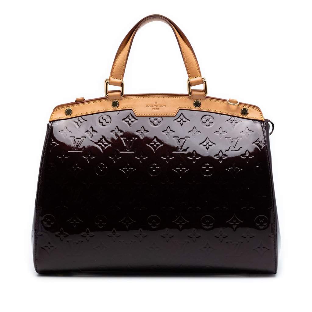 Louis Vuitton Monogram Vernis Brea GM Purple Leather Very good - Front View