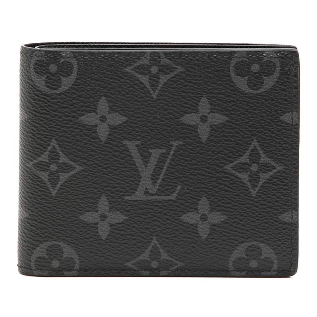 Louis Vuitton Monogram Eclipse Marco Wallet Black Very good condition - Front View