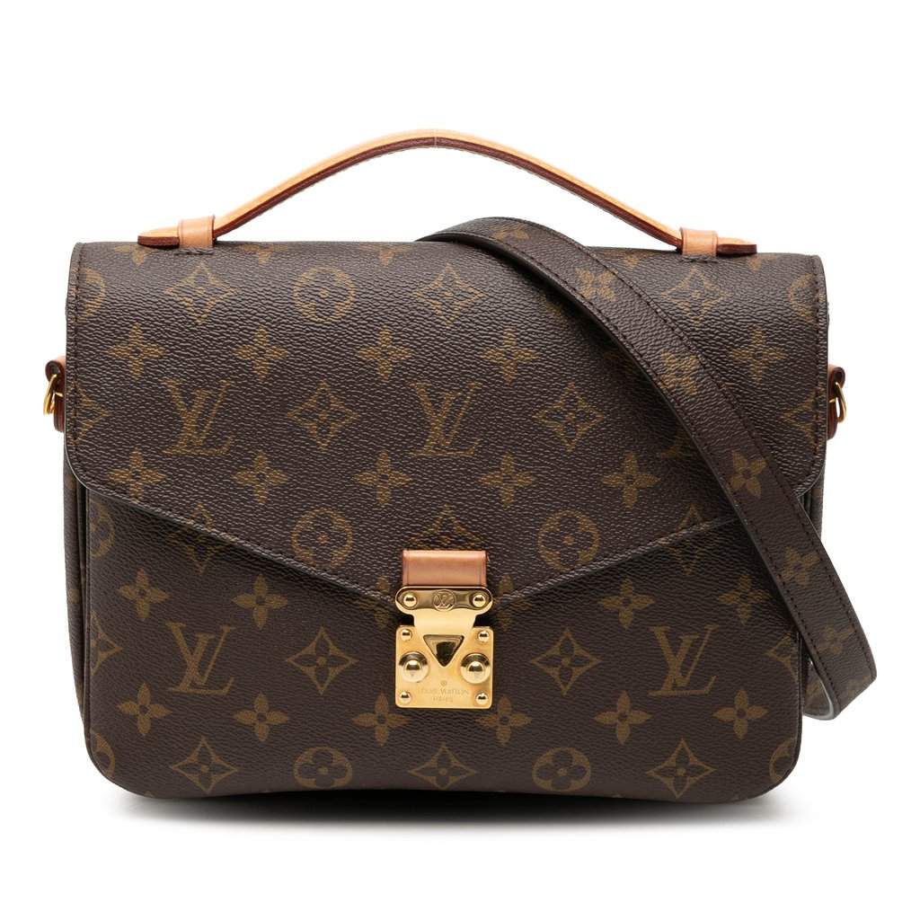 Louis Vuitton Monogram Pochette Metis Brown Very good condition - Front View