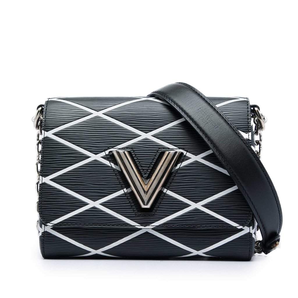 Louis Vuitton Epi Malletage Twist Black Leather Very good - Front View