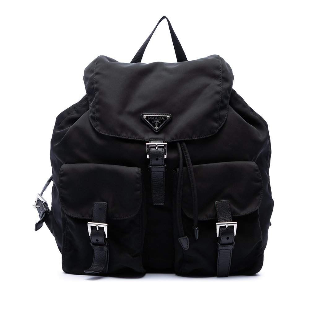Prada Tessuto Backpack Black Very good condition - Front View