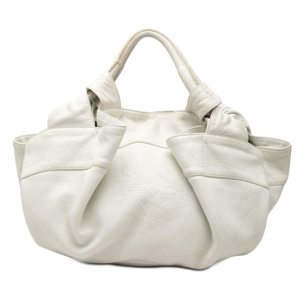LOEWE Nappa Aire White Leather Very good condition - Front View