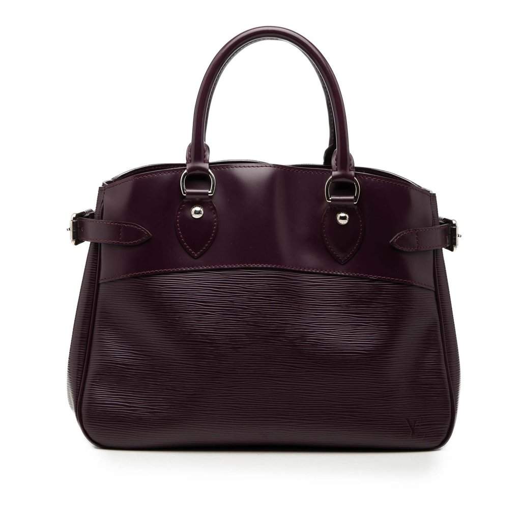 Louis Vuitton Epi Passy PM Purple Leather Very good - Front View