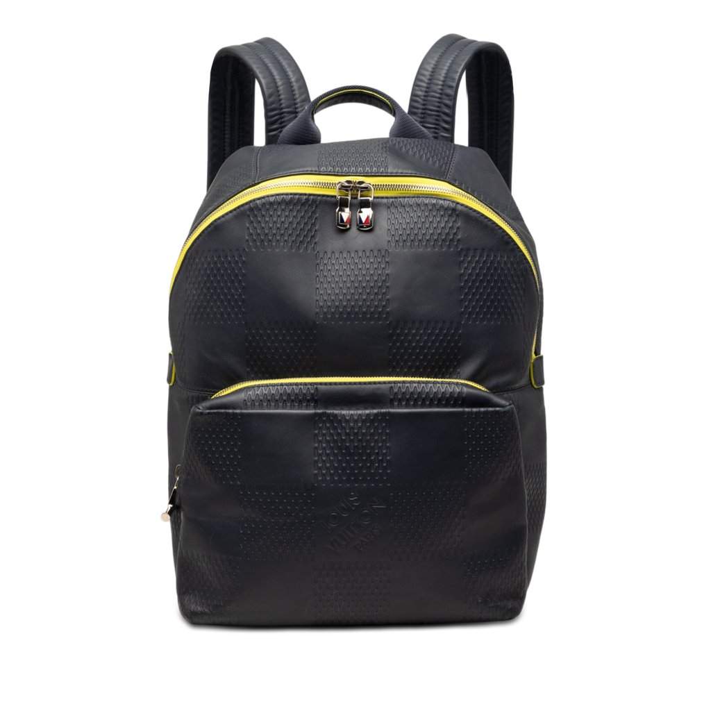 Louis Vuitton Damier Infini Americas Cup Apollo Backpack Blue Leather Very good condition - Front View