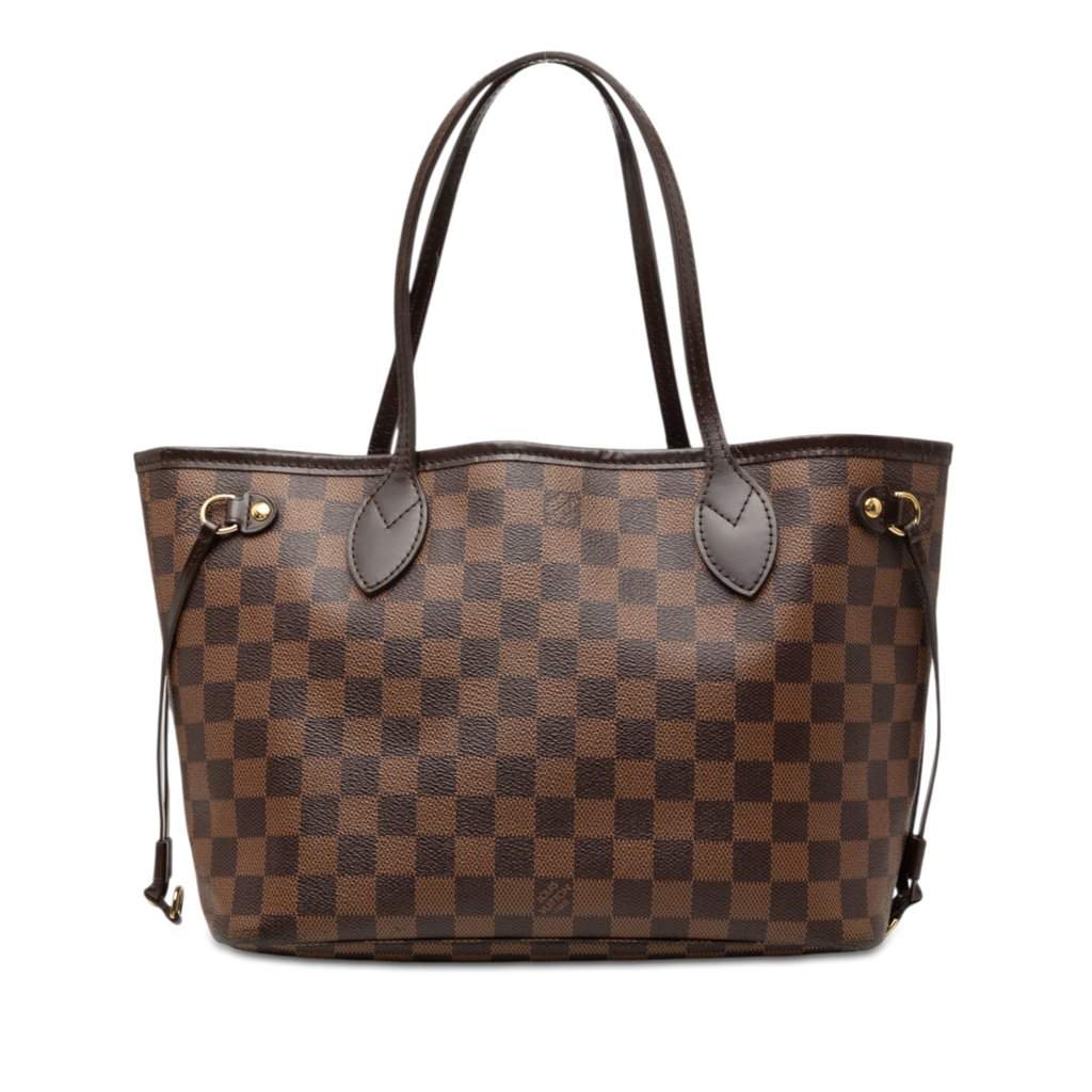 Louis Vuitton Damier Ebene Neverfull PM Brown Very good condition - Front View